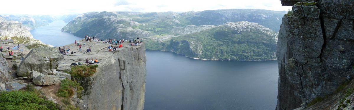 Der Preikestolen in Norwegen