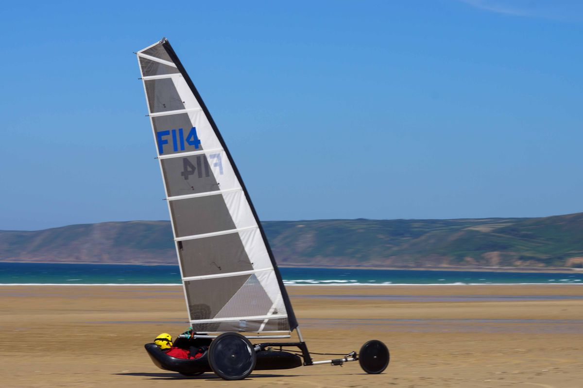 Char à voile en Normandie