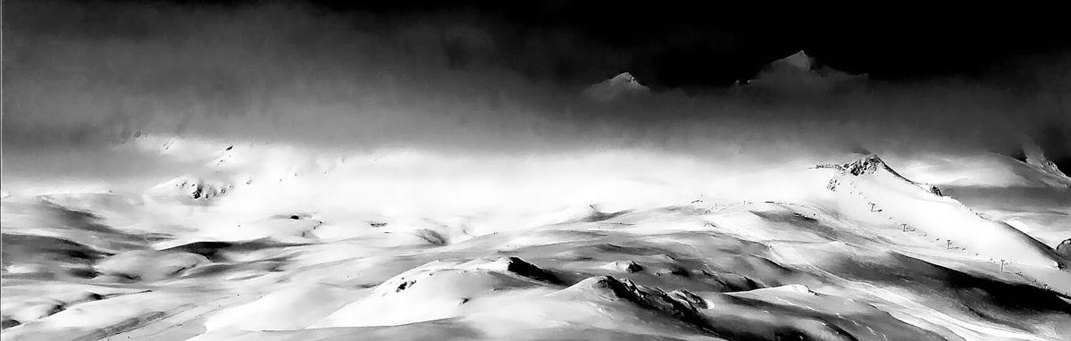 This image shows the stunning and dramatic beauty of the French Alps