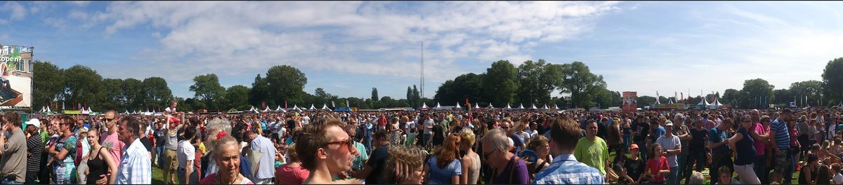 Parkpop 2013: panorama festivalterrein